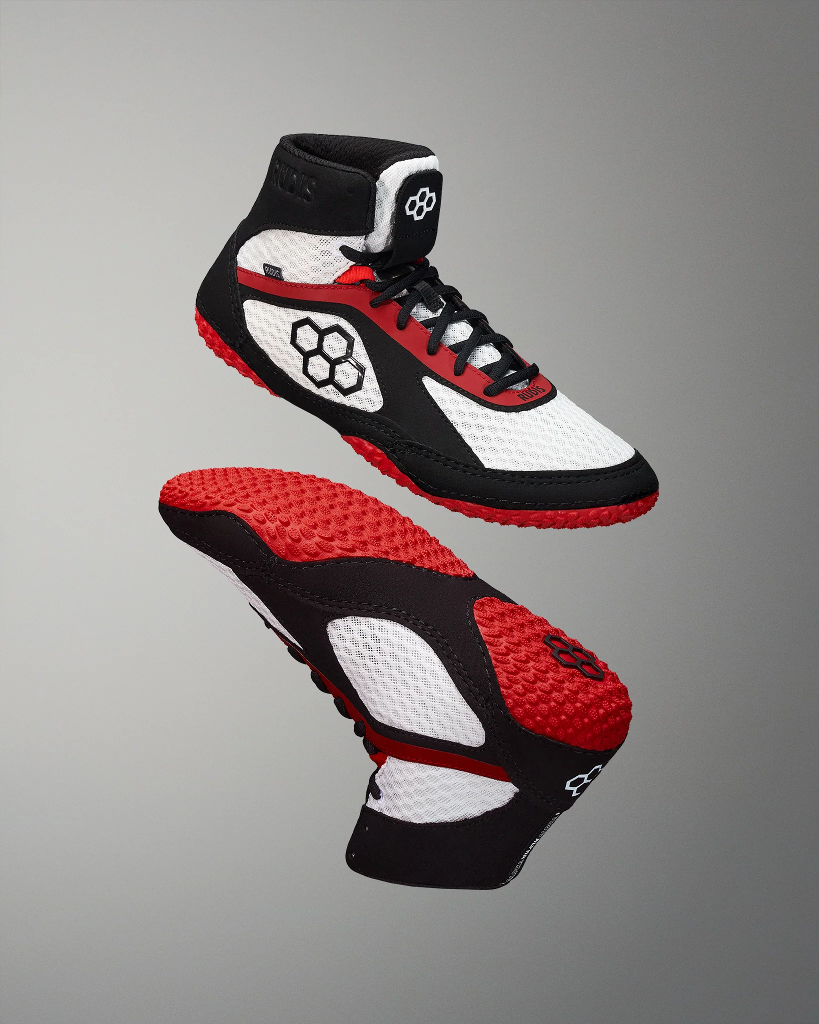 Ghete de lupte RUDIS Alpha 2.0 - Metallic Red