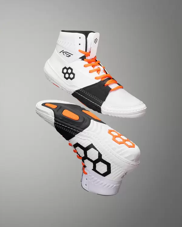 Ghete de lupte RUDIS KS Power - Imperial White