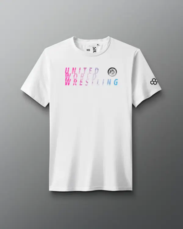 Tricou UWW Gradient elite super soft - Alb