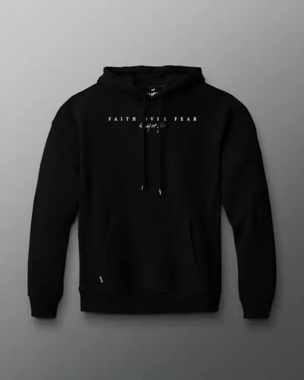 Hanorac Fear not titan heavyweight  - Negru