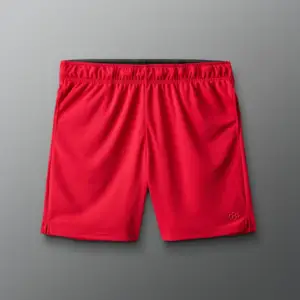 Pantaloni scurți mesh 7" - Roșu