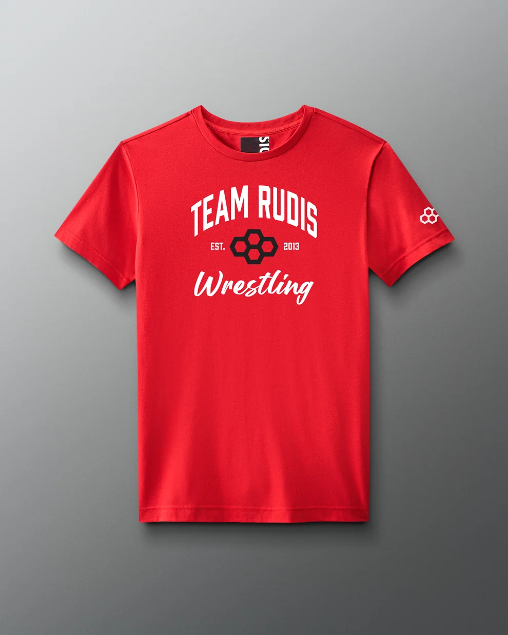 Tricou TEAM RUDIS script elite super soft - ROȘU